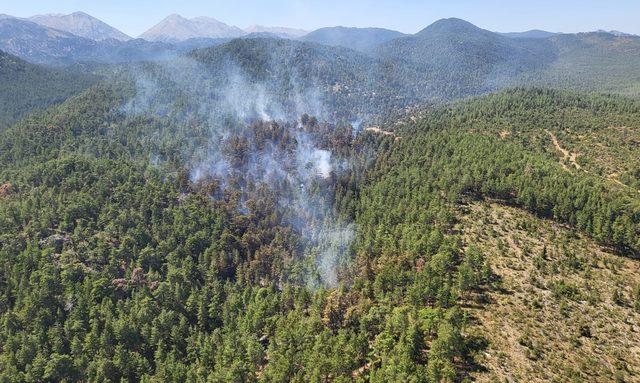 Antalya'da ormanlık alanda çıkan yangın kontrol altına alındı