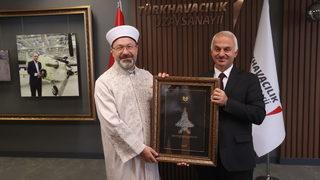 Diyanet İşleri Başkanı Ali Erbaş, TUSAŞ'ı ziyaret etti