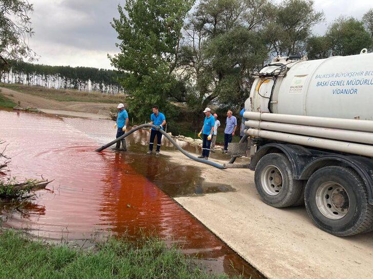 Balıkesir'deki Karapürçek Deresi'nde kirliliğe neden olan kişiye para cezası G3