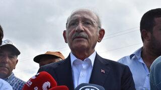 CHP Genel Başkanı Kılıçdaroğlu çeltik tarlasında çiftçilerle buluştu