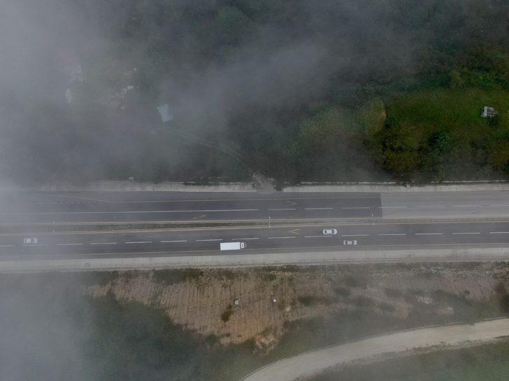 Batı Karadeniz bağlantı yolunda sis etkili oluyor G4