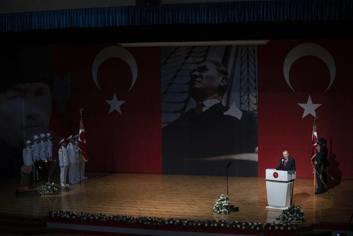 Cumhurbaşkanı Erdoğan, MSÜ Deniz ve Hava Harp Okulu Diploma Alma ve Sancak Devir Teslim Töreni'nde konuştu: (2) G2