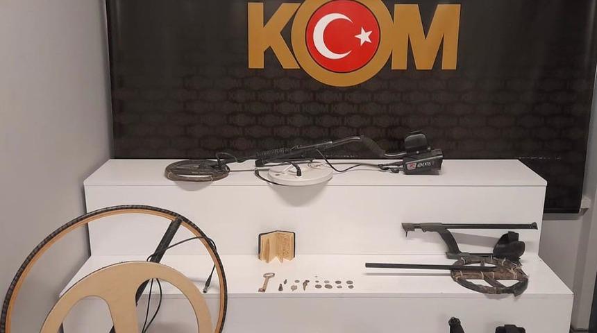 Kayseri'de tarihi eser operasyonunda bir şüpheli gözaltına alındı