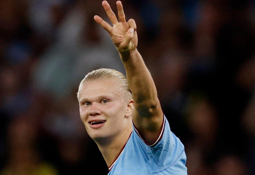 Haaland &ccedil;ıldırdı, Premier Lig tarihine ge&ccedil;ti! 38 dakikada...