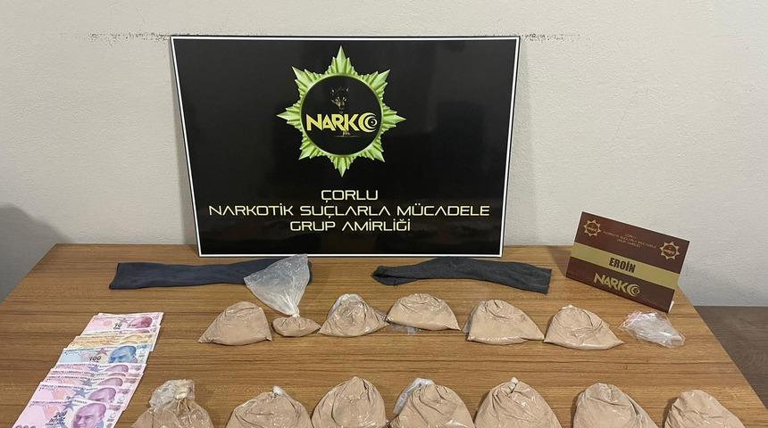 Tekirdağ'da uyuşturucu operasyonunda yakalanan 3 zanlı tutuklandı