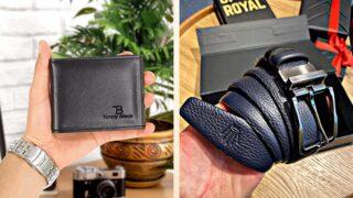 Her erkeğin sahip olması gereken şık ve kullanışlı kemer cüzdan setleri