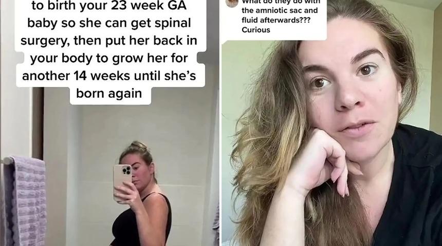 Doğurup yeniden içine koyulan bebeğini bir kez daha doğurdu!