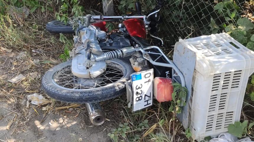 Adana'da traktörle çarpışan motosikletin sürücüsü öldü