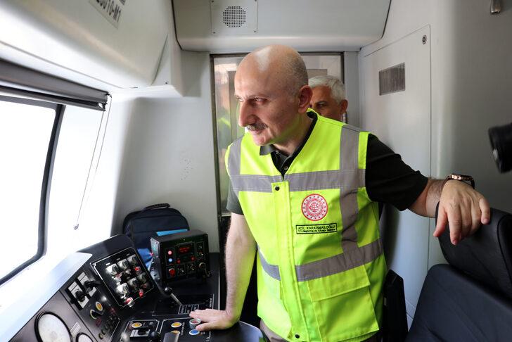 Bakan Karaismailoğlu, Gaziray'ın ilk test sürüşüne katıldı: G5