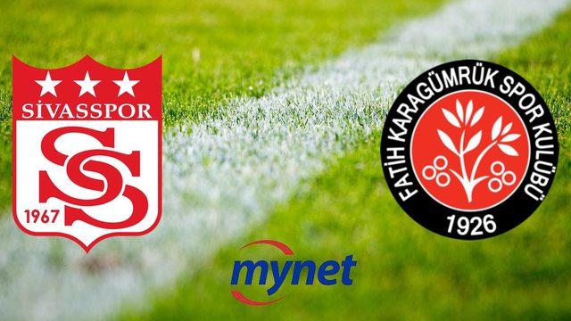 Sivasspor Fatih Karagümrük maçı ne zaman, saat kaçta? Sivasspor Fatih Karagümrük maçı hangi kanalda canlı yayınlanacak?