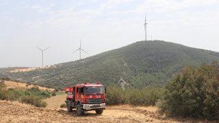 Hatay'da makilik alanda çıkan yangın söndürüldü