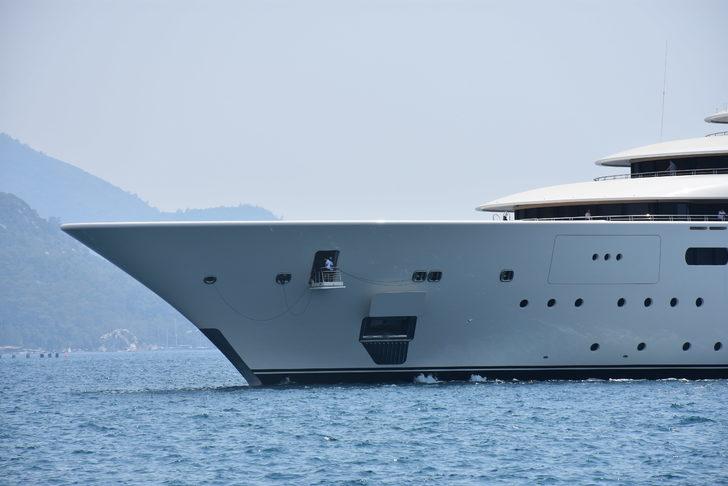 Şeyh Mansur'un lüks mega yatı "Blue" Marmaris'te G2
