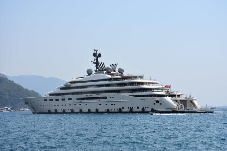 Şeyh Mansur'un lüks mega yatı "Blue" Marmaris'te G3