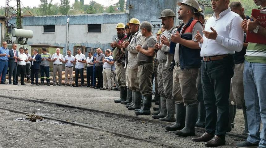 TTK'ye ait maden ocağının yeni panosunda üretime başlandı