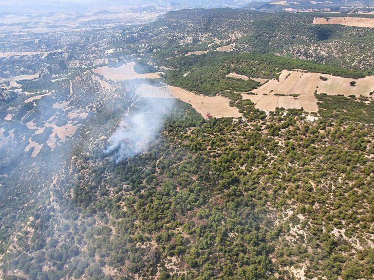 GÜNCELLEME - Manisa'daki orman yangını kontrol altına alındı G3