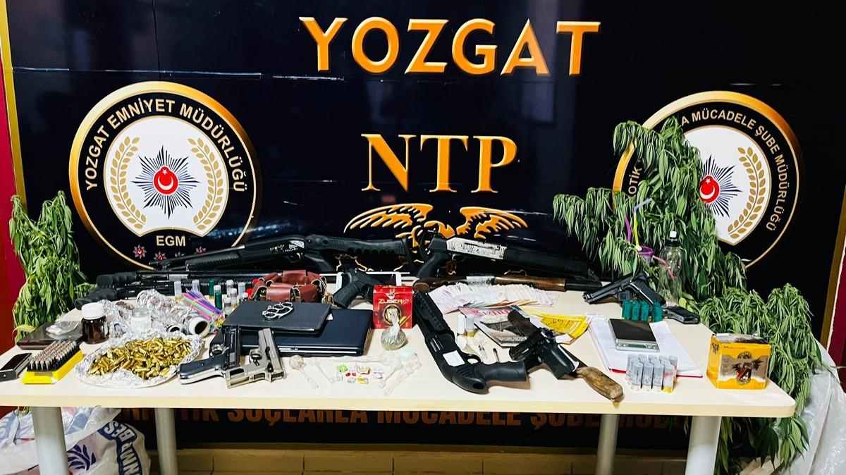 Yozgat merkezli uyuşturucu operasyonunda 32 ş&uuml;pheli g&ouml;zaltına alındı