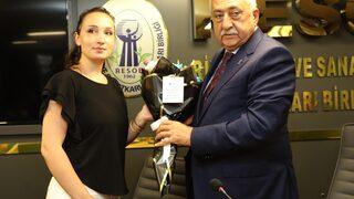 TESK Genel Başkanı Palandöken'den Rize'de esnaf odasını ziyaret