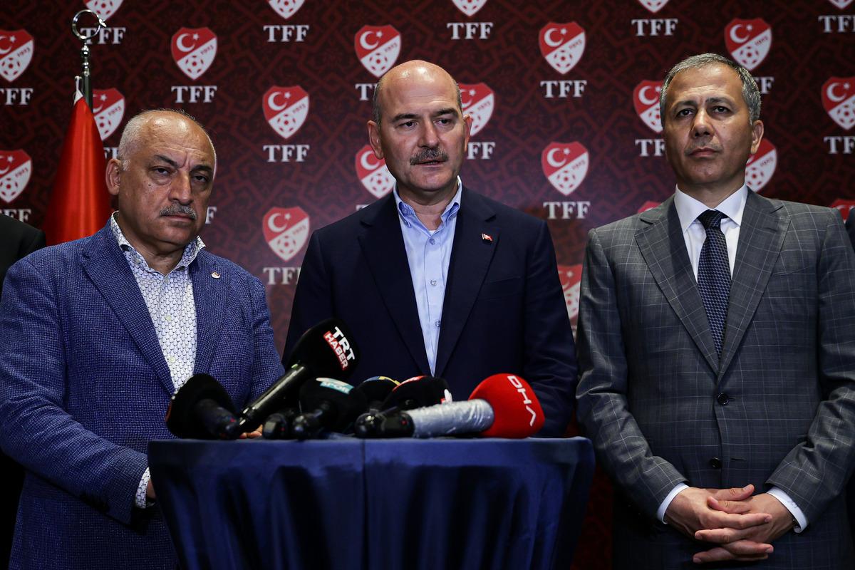 İ&ccedil;işleri Bakanı Soylu, TFF binasına silahlı saldırıya ilişkin konuştu: