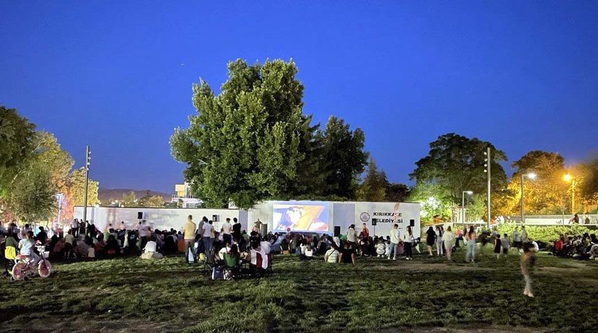 Kırıkkale'de açık hava sinema etkinliği