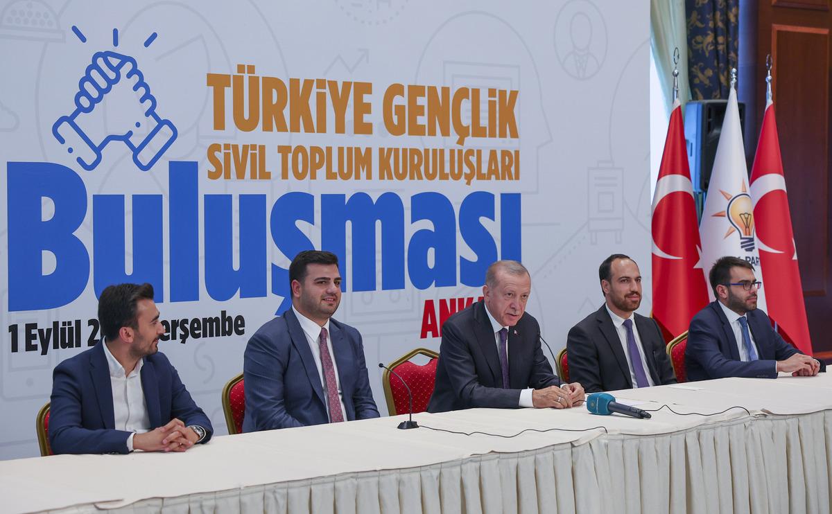 Cumhurbaşkanı Erdoğan, T&uuml;rkiye Gen&ccedil;lik Sivil Toplum Kuruluşları Buluşması'na katıldı