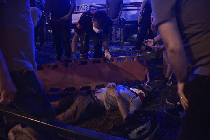 GÜNCELLEME - Bursa'da biri ağır 2 kişinin yaralandığı trafik kazası güvenlik kamerasında G2