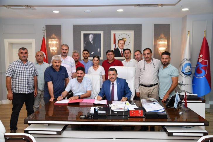 Ortahisar Belediyesinde işçilere 1500 lira ek zam verildi G2