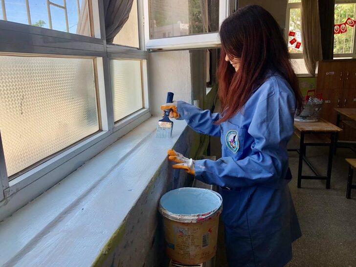 Muğla'da okulların tadilatını meslek lisesi öğrencileri yapıyor G3