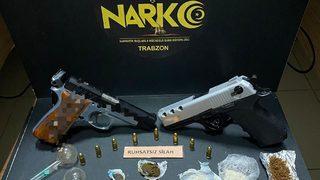 Trabzon'da uyuşturucu operasyonunda 3 kişi gözaltına alındı