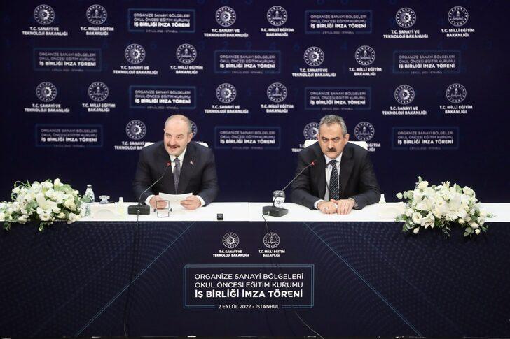 Organize Sanayi Bölgeleri Okul Öncesi Eğitim Kurumu İş Birliği İmza Töreni G2