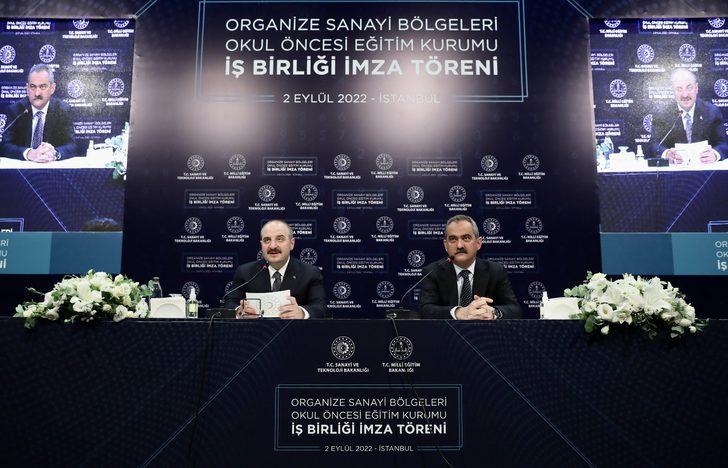 Organize Sanayi Bölgeleri Okul Öncesi Eğitim Kurumu İş Birliği İmza Töreni G3