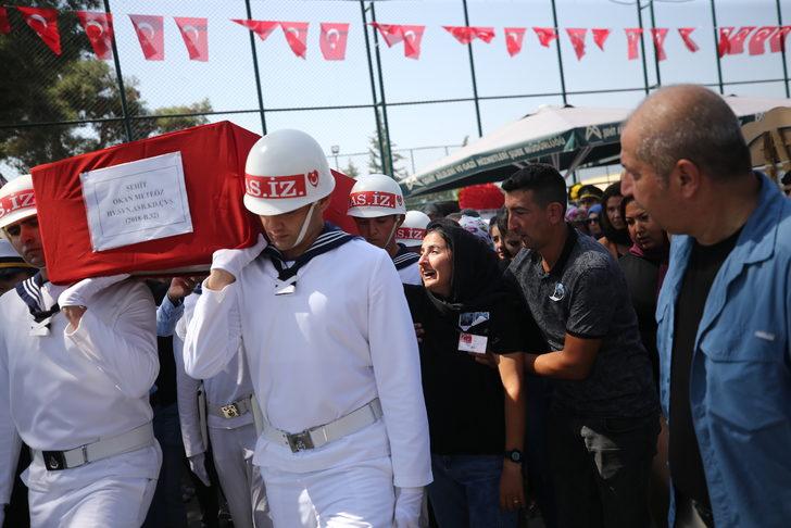 Şehit Astsubay Okan Meteöz, Mersin'de son yolculuğuna uğurlandı G4