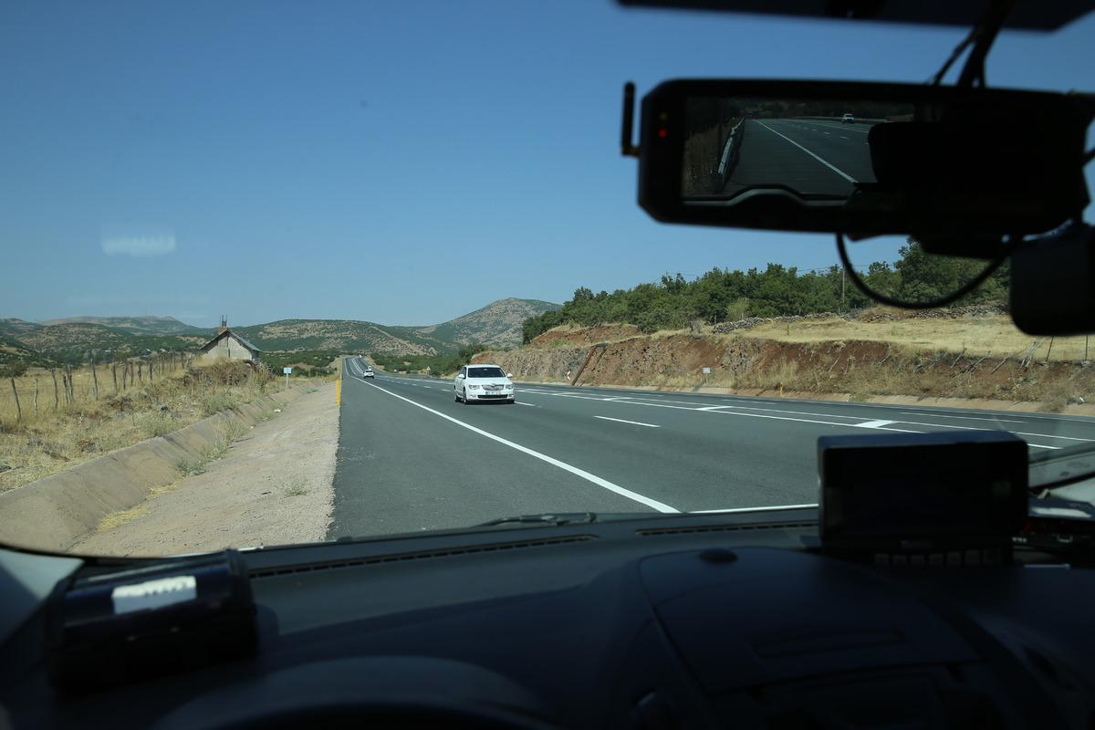 Bing&ouml;l'de dron destekli trafik denetimi yapıldı