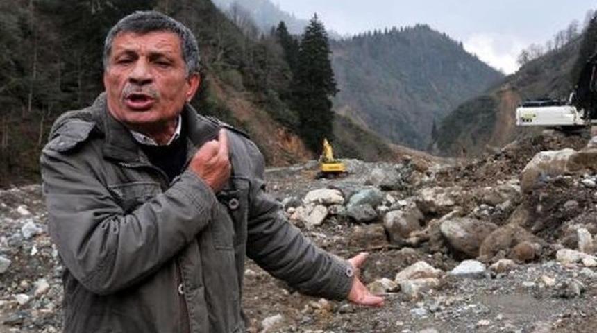 300 bin kişinin içme suyu kaynağı olan dereye iş makineleri ve kamyonlar girdi