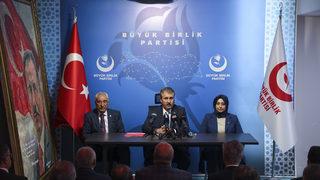 BBP Genel Başkanı Destici, MKYK toplantısı öncesinde konuştu: