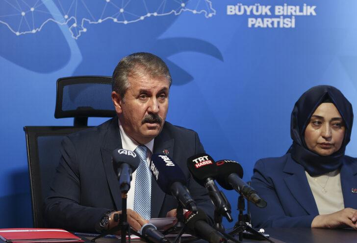 BBP Genel Başkanı Destici, MKYK toplantısı öncesinde konuştu: G2