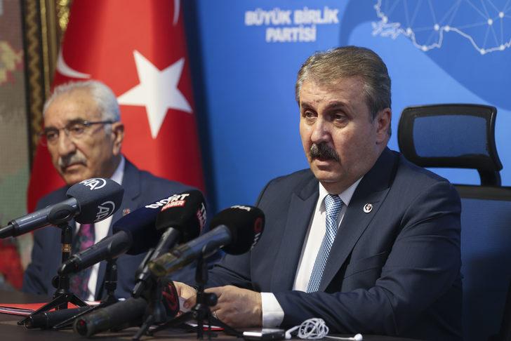 BBP Genel Başkanı Destici, MKYK toplantısı öncesinde konuştu: G4