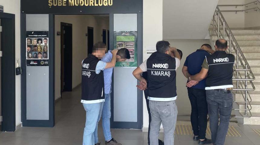 Kahramanmaraş'ta uyuşturucu operasyonlarında 5 zanlı yakalandı