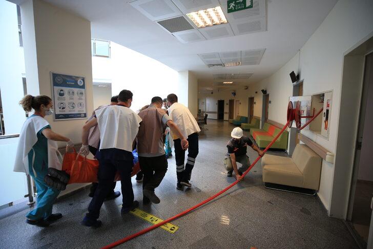 Kırklareli Eğitim ve Araştırma Hastanesinde yangın tatbikatı yapıldı G2
