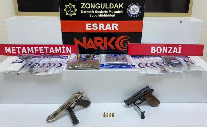 Zonguldak'ta uyuşturucu operasyonunda yakalanan 3 zanlıdan biri tutuklandı G4