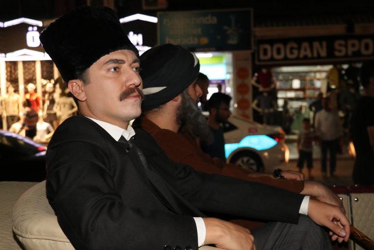 Büyük Önder Mustafa Kemal Atatürk'ün Sivas'a gelişi temsili olarak canlandırıldı G2