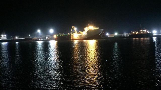 Barbaros Hayrettin Paşa sismik araştırma gemisi, Ünye Limanı'na geldi