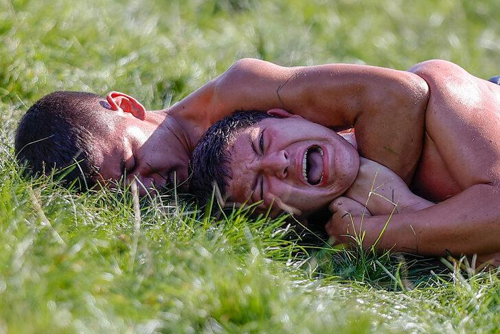 670. Tarihi Elmalı Yağlı Güreşleri'nde heyecan devam ediyor G3