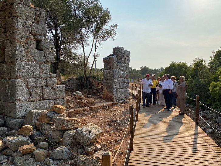 Sedir Adasındaki Kedrai Antik Kenti'nde kazı çalışması sürüyor G4