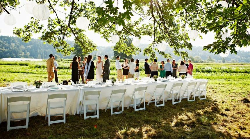 Muhteşem manzaralı düğünde ilginç uygulama! “Konuklar giriş için para ödeyecek”