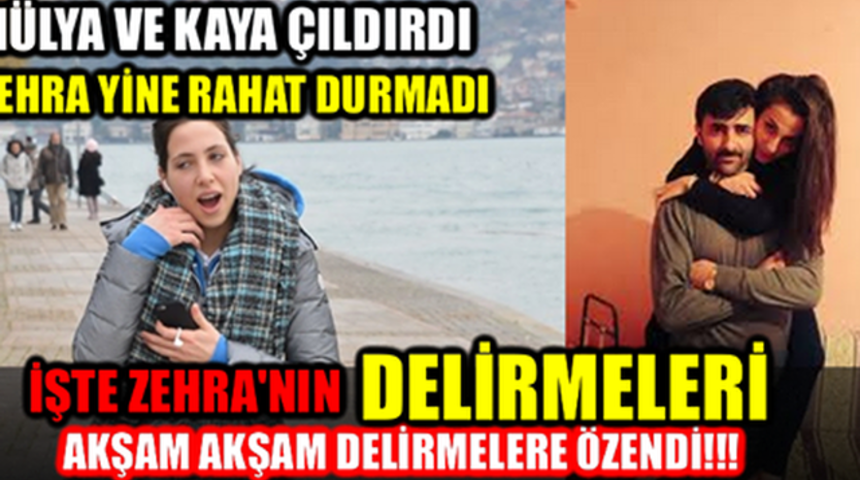 Zehra Yine Enişte İle Delirmeceler Yaptı Zehra Kaya Çıldırdı!