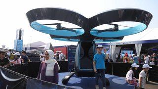 Türkiye'nin ilk uçan arabası Cezeri TEKNOFEST KARADENİZ'de ilgi görüyor