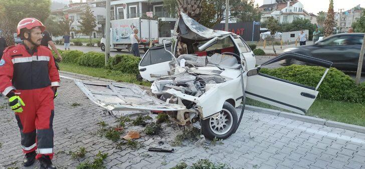 Muğla'da ağaca çarpan otomobilin sürücüsü öldü G3