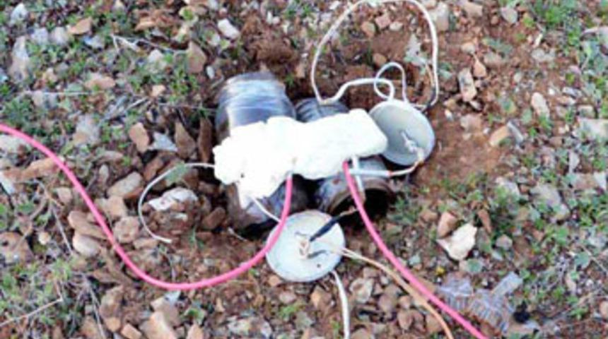 Mayın tuzağını jandarma bozdu