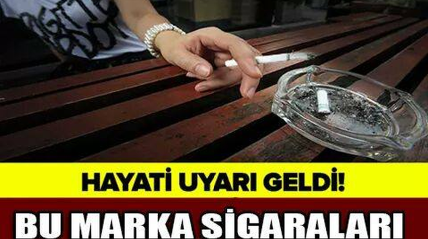 Bakanlık Uyardı Bu Marka Sigarayı Sakın İçmeyiniz!