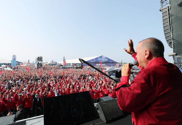 Cumhurbaşkanı Erdoğan, TEKNOFEST KARADENİZ 2022'de konuştu: (3) G3